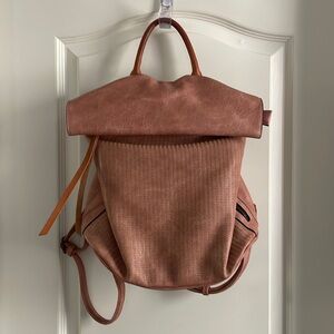 Blush Vegan Leather Backpack